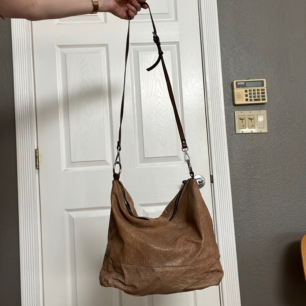 Large leather bag